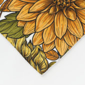 Autumn tuin 1 fleece deken (Hoek)