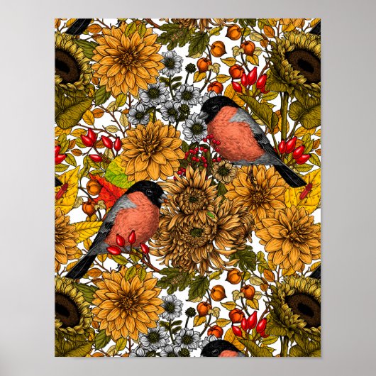 Autumn tuin 1 poster (Voorkant)