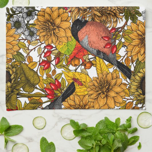 Autumn tuin 1 theedoek (Gevouwen)