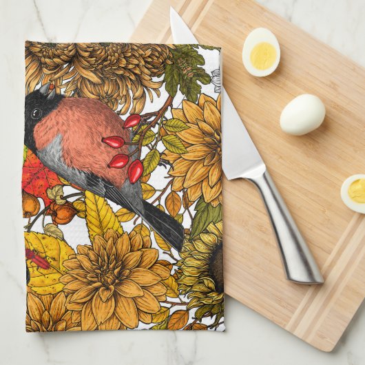 Autumn tuin 1 theedoek (Quarter Fold)