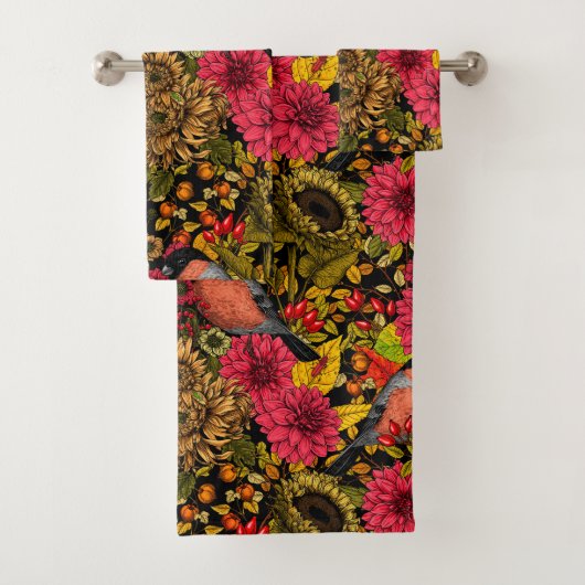 Autumn tuin 2 bad handdoek (Insitu)