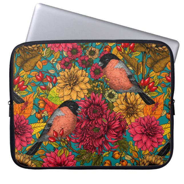 Autumn tuin 3 laptop sleeve (Voorkant)