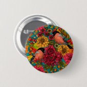 Autumn tuin 3 ronde button 5,7 cm (Voorkant /achterkant)