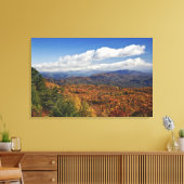 Autumn uitzicht Zuid-Appalachian Mountains Canvas Afdruk (Insitu (Woonkamer))
