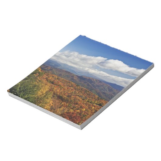 Autumn uitzicht Zuid-Appalachian Mountains Notitieblok (Gedraaid)
