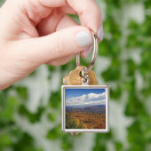 Autumn uitzicht Zuid-Appalachian Mountains Sleutelhanger (Hand)