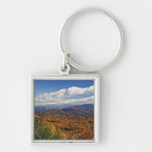 Autumn uitzicht Zuid-Appalachian Mountains Sleutelhanger (Voorkant)