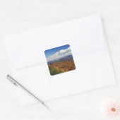 Autumn uitzicht Zuid-Appalachian Mountains Vierkante Sticker (Envelop)