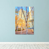 Autumn Urban Canvas Afdruk (Insitu (Houten vloer))