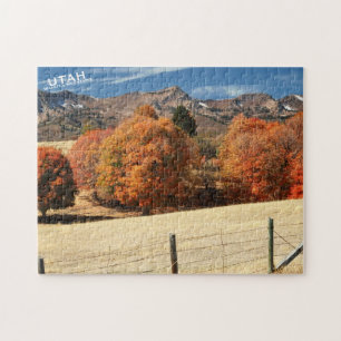 Autumn Utah, Wasatch Mountains Legpuzzel