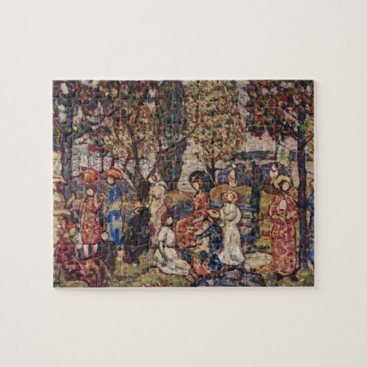 Autumn van Maurice Prendergast, Kunst Legpuzzel (Horizontaal)