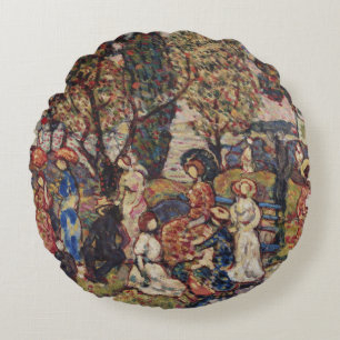 Autumn van Maurice Prendergast,  Kunst Rond Kussen