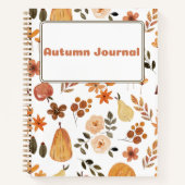 Autumn Vibe Journal cadeau pour elle 🌸 💗 🤎 🍁 ✨ (Devant)