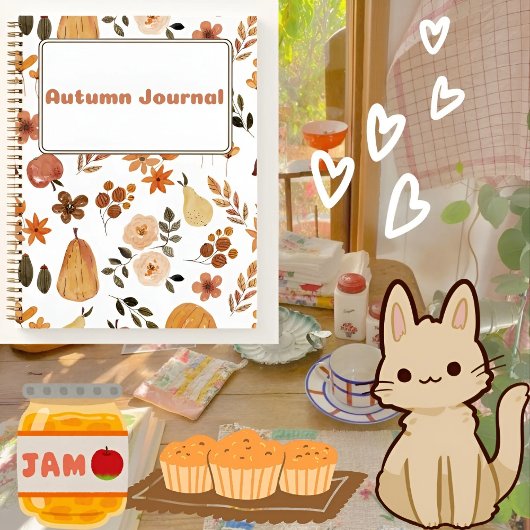 Autumn Vibe Journal cadeau pour elle 🌸 💗 🤎 🍁 ✨