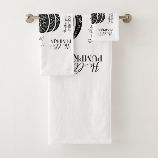 Autumn Vibes Bathroom Towel Set Bad Handdoek (Insitu)