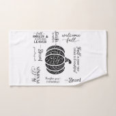Autumn Vibes Bathroom Towel Set Bad Handdoek (Handdoek)
