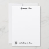 Autumn Vibes Bedankkaart (Achterkant)