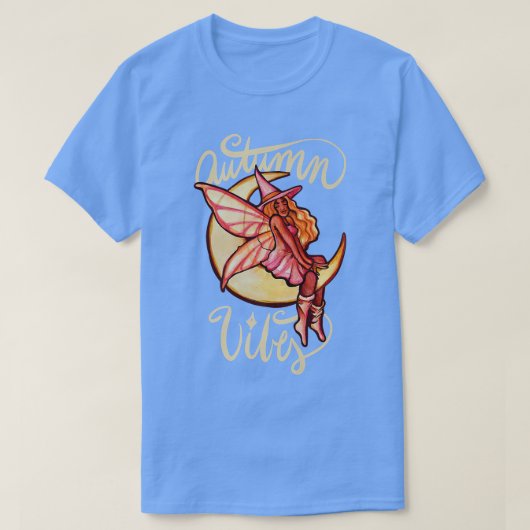 Autumn Vibes Herfst Moon T-shirt (Design voorkant)