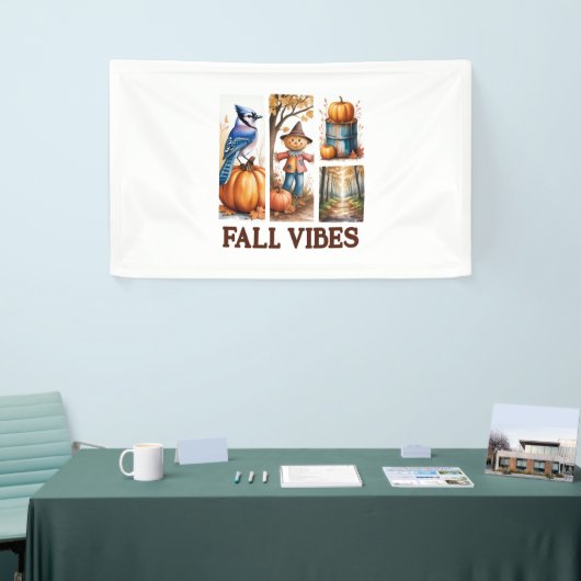 Autumn Vibes Herfst Vibes Spandoek (Beurs)