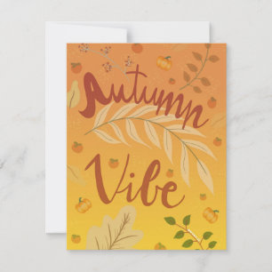 Autumn Vibes Holiday Kaart