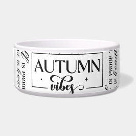 Autumn Vibes Pet Feeding Bowls Voerbakje