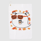 Autumn Vibes Schattige Ghost Classic T-shirt Golfhanddoek (Voorkant)