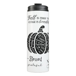 Autumn Vibes Thermal Tumbler Thermosbeker