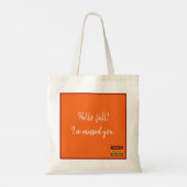 Autumn Vibes Tote Bag (Achterkant)