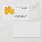 Autumn vibes visitekaartje (Voorkant / Achterkant)