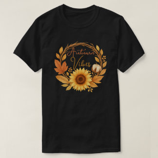 Autumn Vibes Zonnebloem T-shirt
