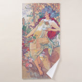 Autumn (Vier seizoenen), Alphonse Mucha Badhanddoek (Badhanddoek)