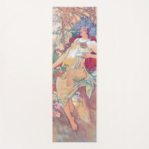 Autumn (Vier seizoenen), Alphonse Mucha Yogamat