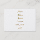 AUTUMN VISITEKAARTJE (Achterkant)