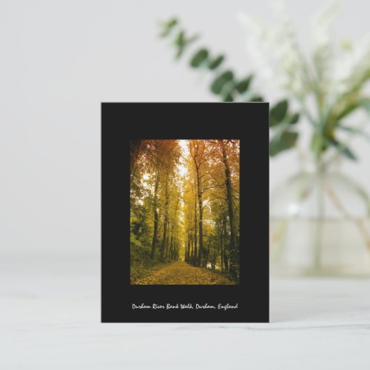 Autumn Walk Briefkaart (Staand voorkant)