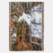 Autumn Waterfall Deken (Voorkant Verticaal)