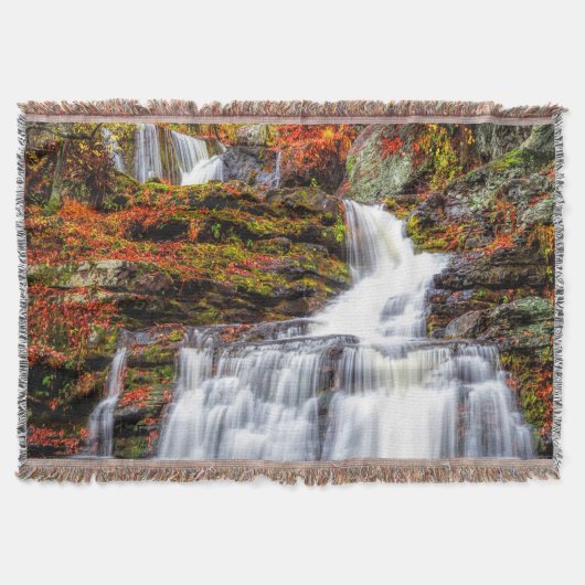 Autumn Waterfall Deken (Voorkant)