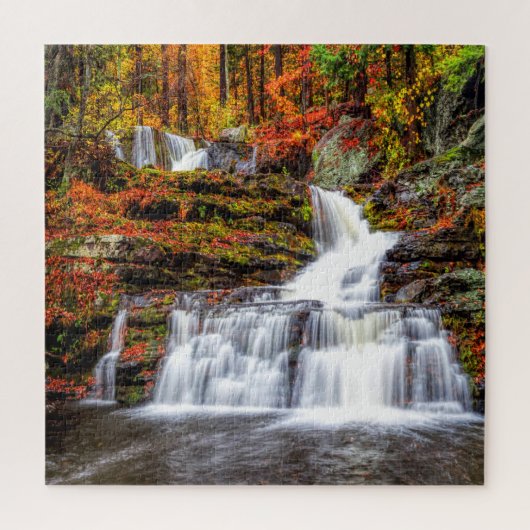 Autumn Waterfall Legpuzzel (Verticaal)