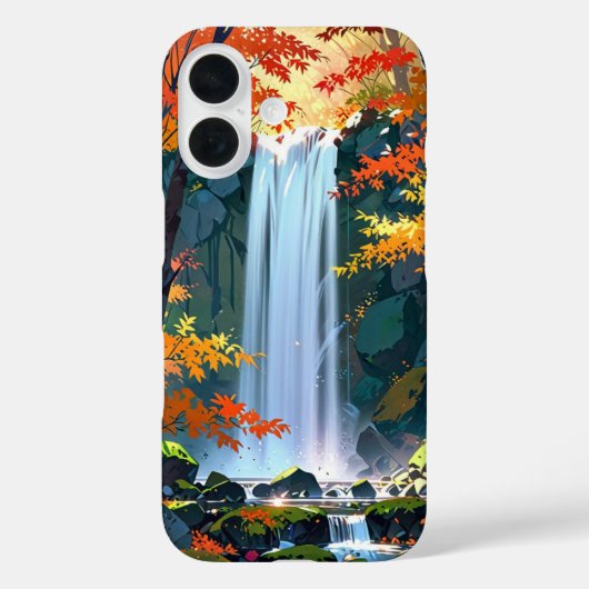 Autumn Waterfall Serenity Case-Mate iPhone Case (Achterkant)