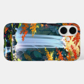 Autumn Waterfall Serenity Case-Mate iPhone Case (Achterkant (horizontaal))