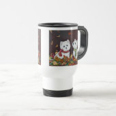 Autumn Westie Travel Mug Reisbeker (Voorkant rechts)