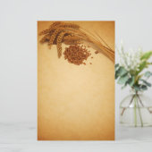 Autumn Wheat Corn - Stationery Letterhead Briefpapier (Staand voorkant)