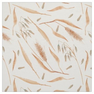 Autumn Wheat Grain Cereum Planten Botany Waterverf Stof