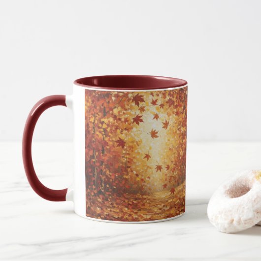 Autumn Whispers Mug Mok (Met donut)