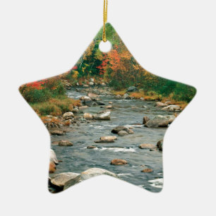 Autumn White Mountains New Hampshire Keramisch Ornament