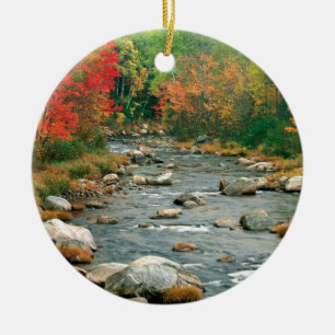 Autumn White Mountains New Hampshire Keramisch Ornament
