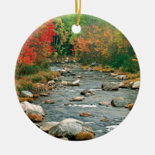 Autumn White Mountains New Hampshire Keramisch Ornament (Voorkant)