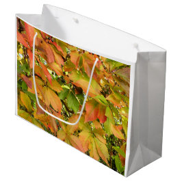 Autumn wilde wijnstokbladeren groot cadeauzakje