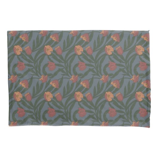 Autumn William Morris Style Pattern Kussensloop (Voorkant)