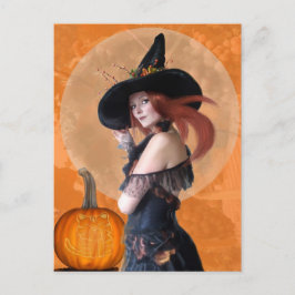 Autumn Witch (Briefkaart) Briefkaart