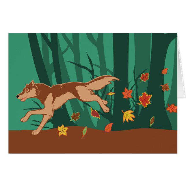 Autumn Wolf (Voorkant Horizontaal)